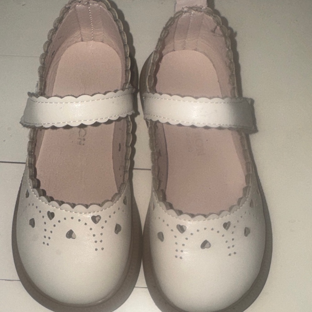 Charming Kids Mary Jane Shoes - White